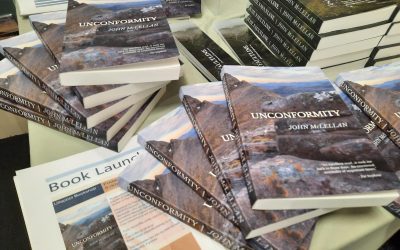 Launch for John McLellan’s 2nd novel, ‘Unconformity.’